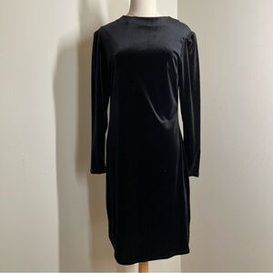 A New Day Women’s Black Velvet - SZ S - Long Sleeve Dress - NEW!